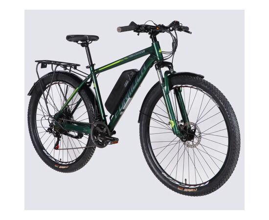 Электровелосипед Formula 29" eMOTION PLUS DD FR рама-19" 36B 12.5А*г 500Вт 2026 зелено-сірий (ELB-FR-29-257), изображение 2