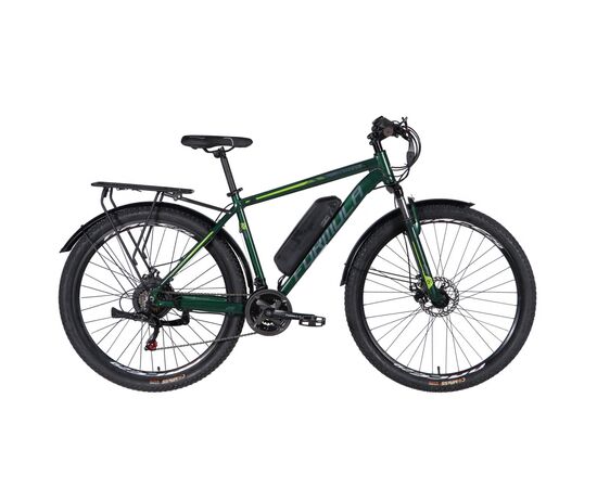 Электровелосипед Formula 29" eMOTION PLUS DD FR рама-19" 36B 12.5А*г 500Вт 2026 зелено-сірий (ELB-FR-29-257)