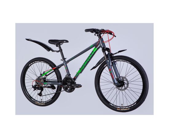 Велосипед Discovery 24" QUBE DD CS рама-11,5" AL 2025 сірий (OPS-DIS-24-336), зображення 2