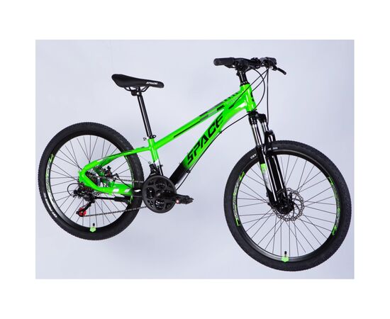 Велосипед Space 24" MERCURY DD FR рама-11" AL 2026 зелено-чорний (OPS-SP-24-063), изображение 2