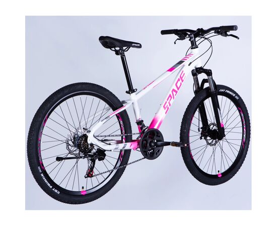 Велосипед Space 26" MERCURY DD FR рама-13" AL 2026 біло-рожевий (OPS-SP-26-085), изображение 3
