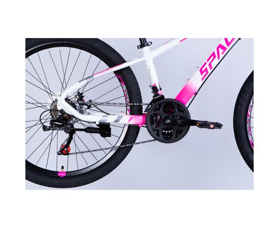 Велосипед Space 26" MERCURY DD FR рама-13" AL 2026 біло-рожевий (OPS-SP-26-085), изображение 5