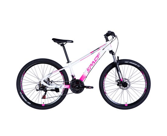 Велосипед Space 26" MERCURY DD FR рама-13" AL 2026 біло-рожевий (OPS-SP-26-085)