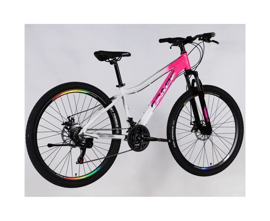 Велосипед Space 27.5" IZIDA DD FR рама-15" AL 2026 рожево-білий (OPS-SP-27.5-099), изображение 3