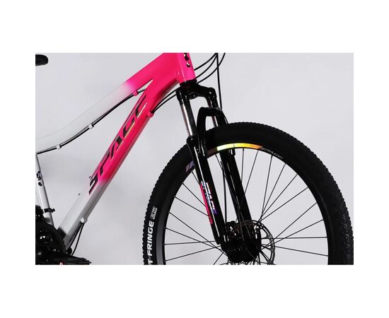 Велосипед Space 27.5" IZIDA DD FR рама-15" AL 2026 рожево-білий (OPS-SP-27.5-099), изображение 4