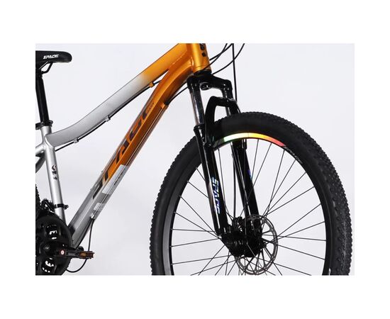 Велосипед Space 27.5" LYRA DD FR рама-15" AL 2026 помаранчево-сріблястий (OPS-SP-27.5-095), изображение 4