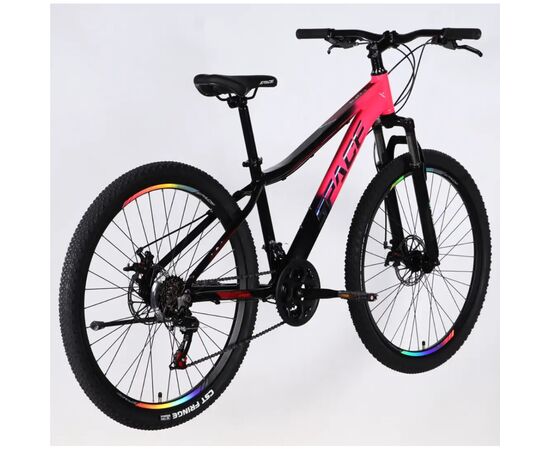 Велосипед Space 27.5" LYRA DD FR рама-15" AL 2026 рожево-чорний (OPS-SP-27.5-094), зображення 3