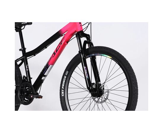 Велосипед Space 27.5" LYRA DD FR рама-15" AL 2026 рожево-чорний (OPS-SP-27.5-094), зображення 4