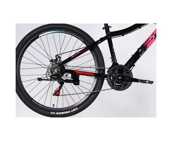 Велосипед Space 27.5" LYRA DD FR рама-15" AL 2026 рожево-чорний (OPS-SP-27.5-094), зображення 5