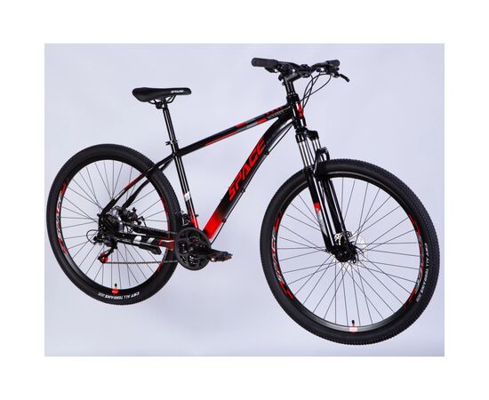 Велосипед Space 29" MERCURY DD FR рама-18" AL 2026 чорно-червоний (OPS-SP-29-172), зображення 2