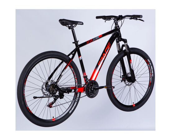Велосипед Space 29" MERCURY DD FR рама-20" AL 2026 чорно-червоний (OPS-SP-29-178), изображение 3