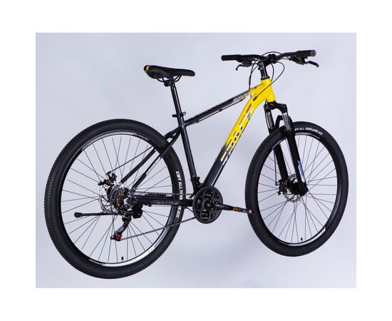 Велосипед Space 29" PHAETON DD FR рама-18" AL 2026 сіро-жовтий (OPS-SP-29-186), зображення 3