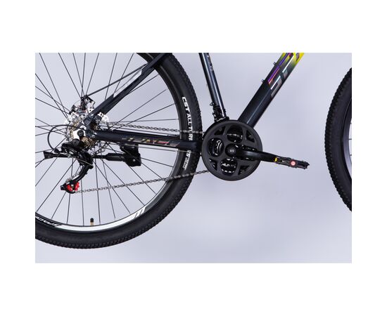 Велосипед Space 29" PHAETON DD FR рама-18" AL 2026 сіро-жовтий (OPS-SP-29-186), зображення 5