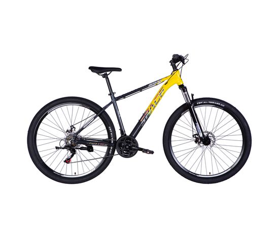 Велосипед Space 29" PHAETON DD FR рама-18" AL 2026 сіро-жовтий (OPS-SP-29-186)