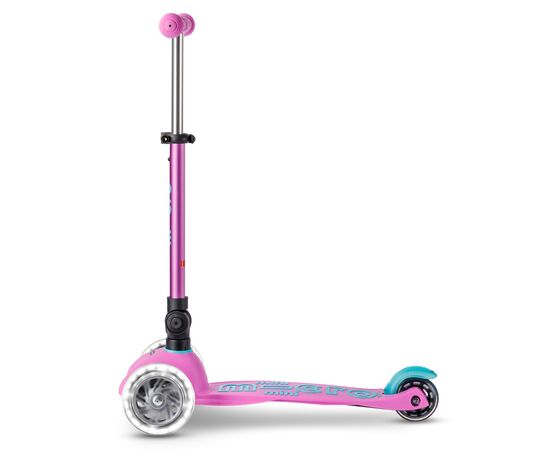 Самокат Micro Mini Deluxe Foldable LED" складний Лавандовий" (MMD398), изображение 2