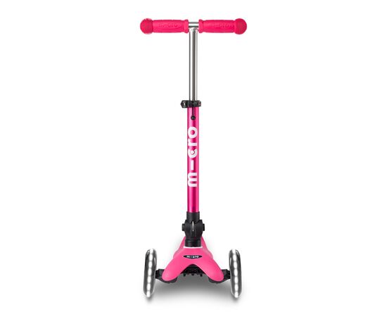 Самокат Micro Mini Deluxe Foldable LED" складний Рожевий" (MMD197), изображение 4