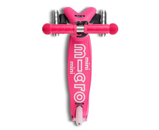 Самокат Micro Mini Deluxe Foldable LED" складний Рожевий" (MMD197), изображение 5