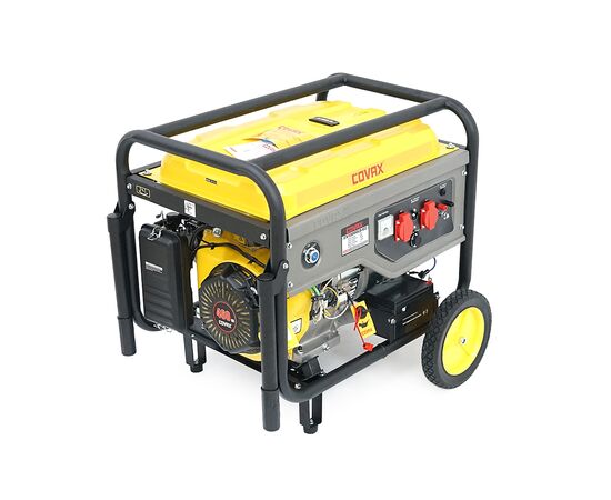 Генератор COVAX CV10000LD-E2, 7.0kW, 220V, 50Hz, DC12V, 18HP, ручной/электро стартер, 25L (CV10000LD-E2)