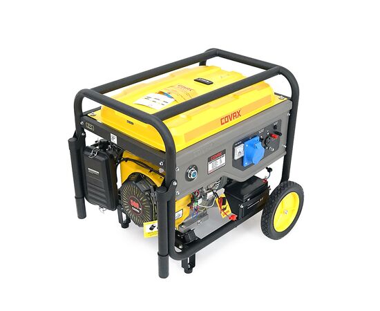 Генератор COVAX CV17500LD-E2, 8.5kW, 220V, 50Hz, DC12V, 20HP, ручний/електро стартер, 25L (CV17500LD-E2)