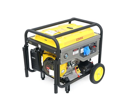 Генератор COVAX CV20500LD-E2, 9.5kW, 220V, 50Hz, DC12V, 21HP, электро стартер, 25L (CV20500LD-E2)