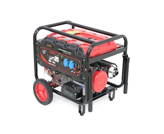 Генератор COVAX EPH10000E2-GAS, 7.0kW, бензин/газ, 220V, 50Hz, DC12V, 18HP, електро стартер, 25L (EPH10000E2-GAS)