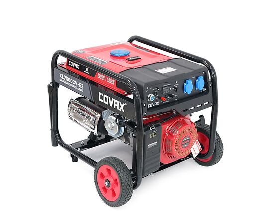 Генератор COVAX XL7500CV-E2, 5.0kW, 220V, 50Hz, DC12V, 13HP, электро стартер, 25L (XL7500CV-E2)