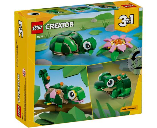 Конструктор LEGO Creator Черепаха с цветком водяной лилии (31377), изображение 9