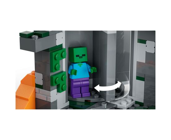 Конструктор LEGO Minecraft Подземелье зомби (21587), изображение 5