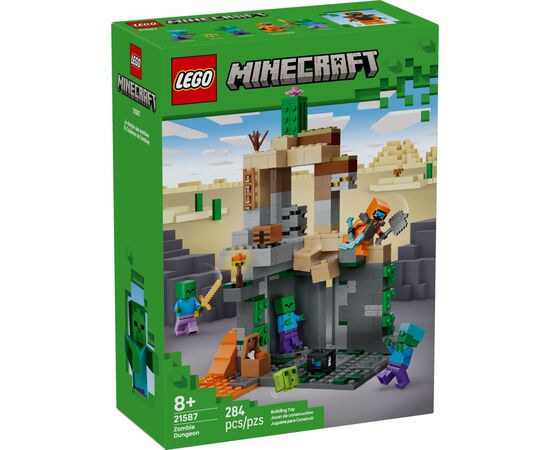 Конструктор LEGO Minecraft Подземелье зомби (21587)