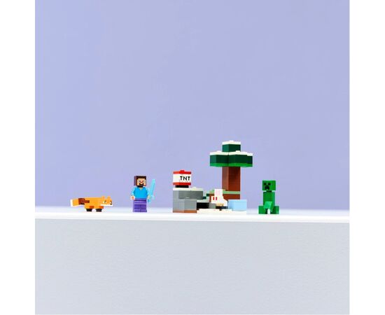 Конструктор LEGO Minecraft Приключения Стива в тайге (21583), изображение 12