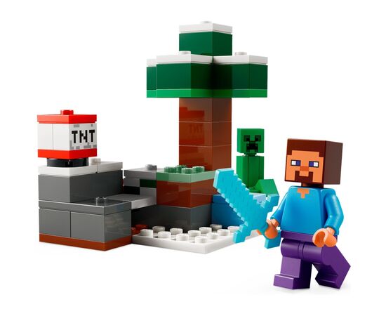 Конструктор LEGO Minecraft Приключения Стива в тайге (21583), изображение 5