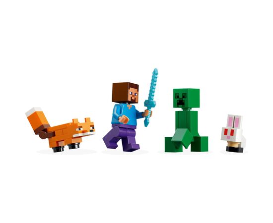 Конструктор LEGO Minecraft Приключения Стива в тайге (21583), изображение 6