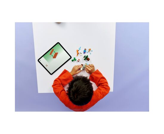 Конструктор LEGO Minecraft Приключения Стива в тайге (21583), изображение 9