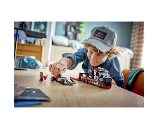Конструктор LEGO City Вантажівка для демонстрації F1 із перегоновим автомобілем Audi F1 (60493), зображення 10