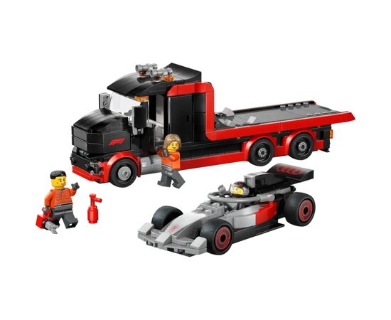Конструктор LEGO City Вантажівка для демонстрації F1 із перегоновим автомобілем Audi F1 (60493), зображення 2