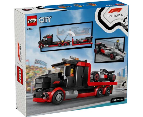 Конструктор LEGO City Вантажівка для демонстрації F1 із перегоновим автомобілем Audi F1 (60493), зображення 7