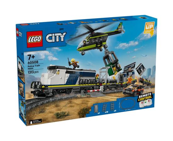 Конструктор LEGO City Пограбування поліцейського поїзда (60508)