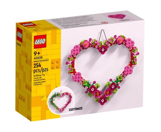 Конструктор LEGO Iconic Узор в виде сердца (40638)