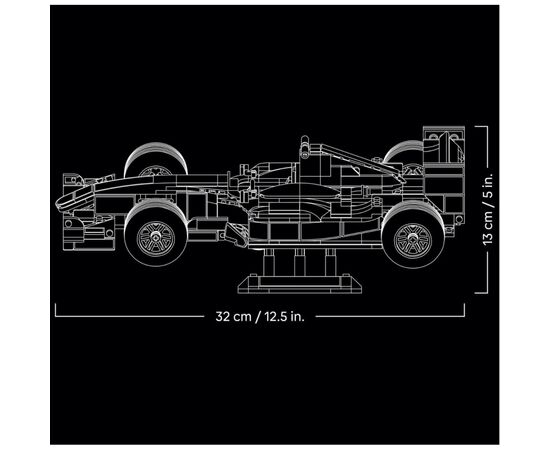 Конструктор LEGO Icons Ferrari F2004 and Michael Schumacher (11375), зображення 10
