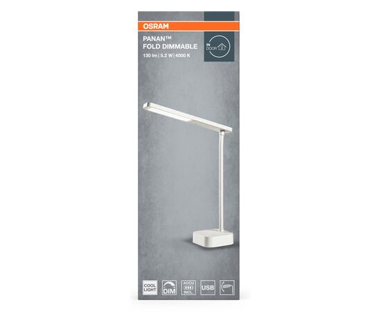 Настольная лампа Osram PANAN F DIM USB WT (4099854507472), изображение 5