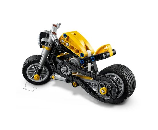 Конструктор LEGO Technic Желтый мотоцикл (42225), изображение 6