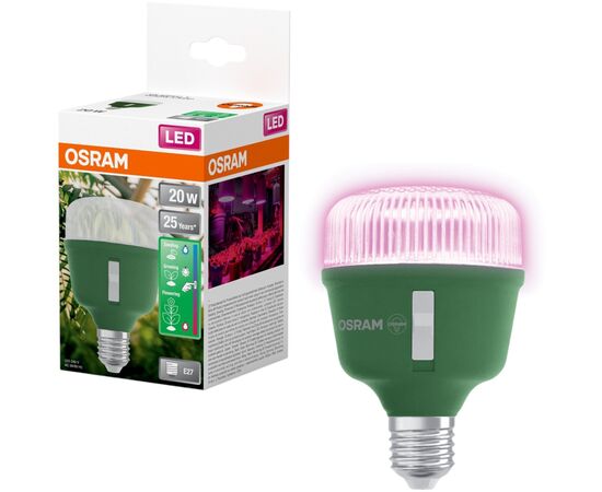 Лампочка Osram LED T80 GROW 20W CL 230V FR E27 (4058075845800), изображение 4