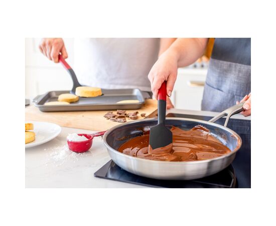 Лопатка кухонная KitchenAid Classic для тіста 30 см червоний (KHA031OHEREG), изображение 6