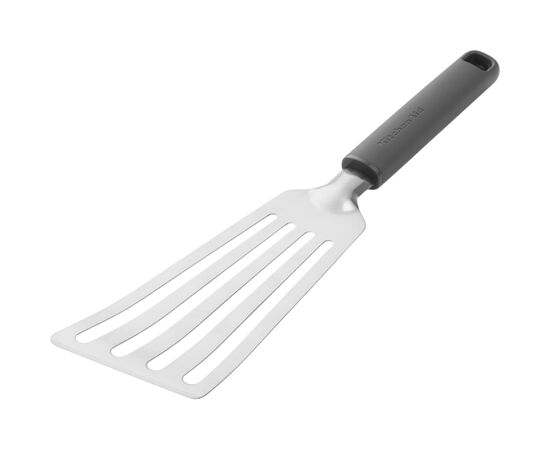 Лопатка кухонна KitchenAid Classic з прорізами 31,5 см сірий (KHA024OHCHGG), зображення 2