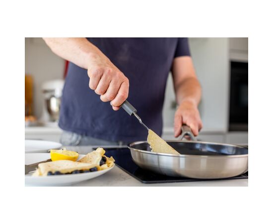 Лопатка кухонна KitchenAid Classic з прорізами 31,5 см сірий (KHA024OHCHGG), зображення 5