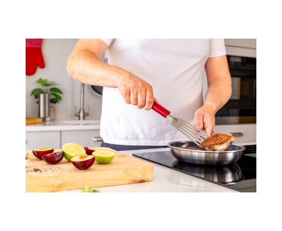 Лопатка кухонная KitchenAid Classic з прорізами 31,5 см червоний (KHA024OHEREG), изображение 5