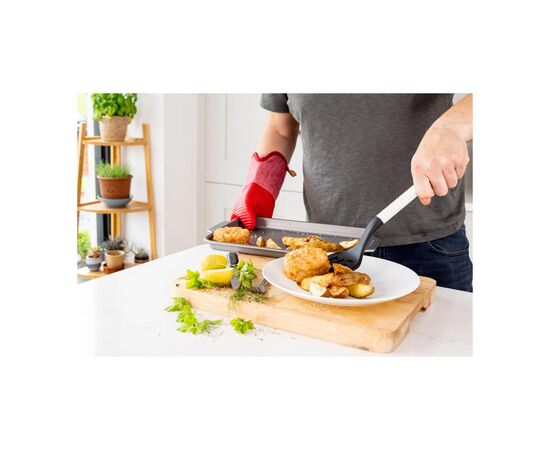 Лопатка кухонная KitchenAid Classic з прорізами 34 см білий (KHA002OHPNG), изображение 4