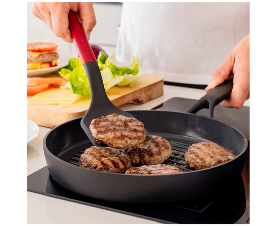 Лопатка кухонная KitchenAid Classic з прорізами 34 см червоний (KHA002OHEREG), изображение 5