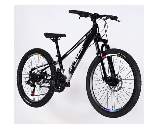 Велосипед Space 24" MERCURY DD FR рама-11" AL 2026 чорно-білий (OPS-SP-24-064), изображение 2