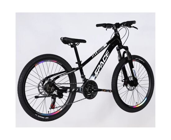 Велосипед Space 24" MERCURY DD FR рама-11" AL 2026 чорно-білий (OPS-SP-24-064), изображение 3